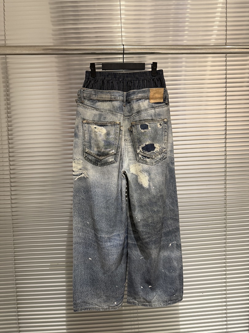 Jeans Baggy Unisex PTL INDEX V - Shorts Denim Frayed recensione e prezzo
