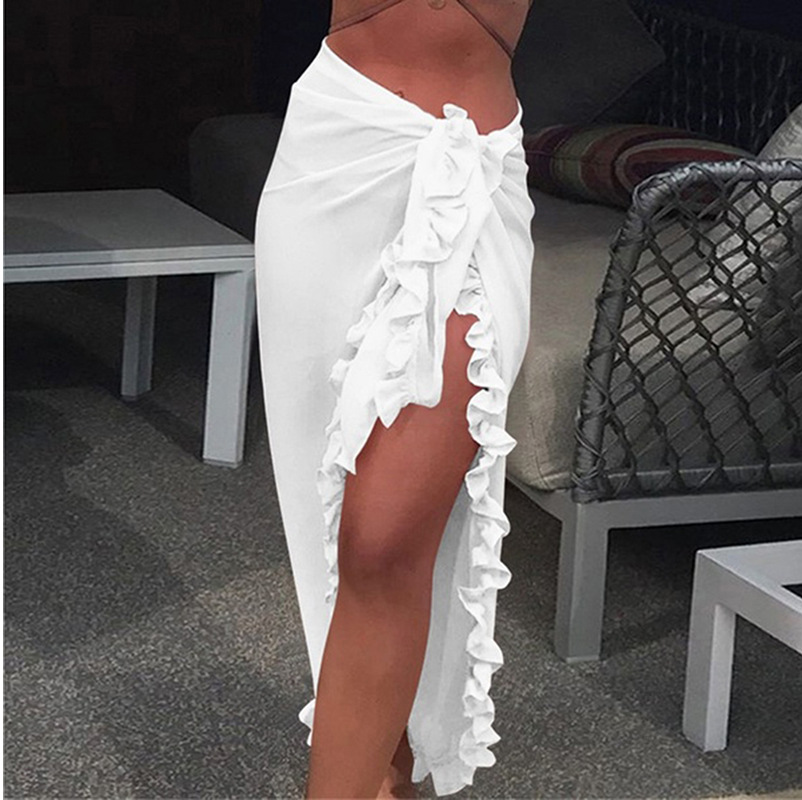 5 colori Ruffle Sarong per le  - Cover Up Kaftan recensione e prezzo