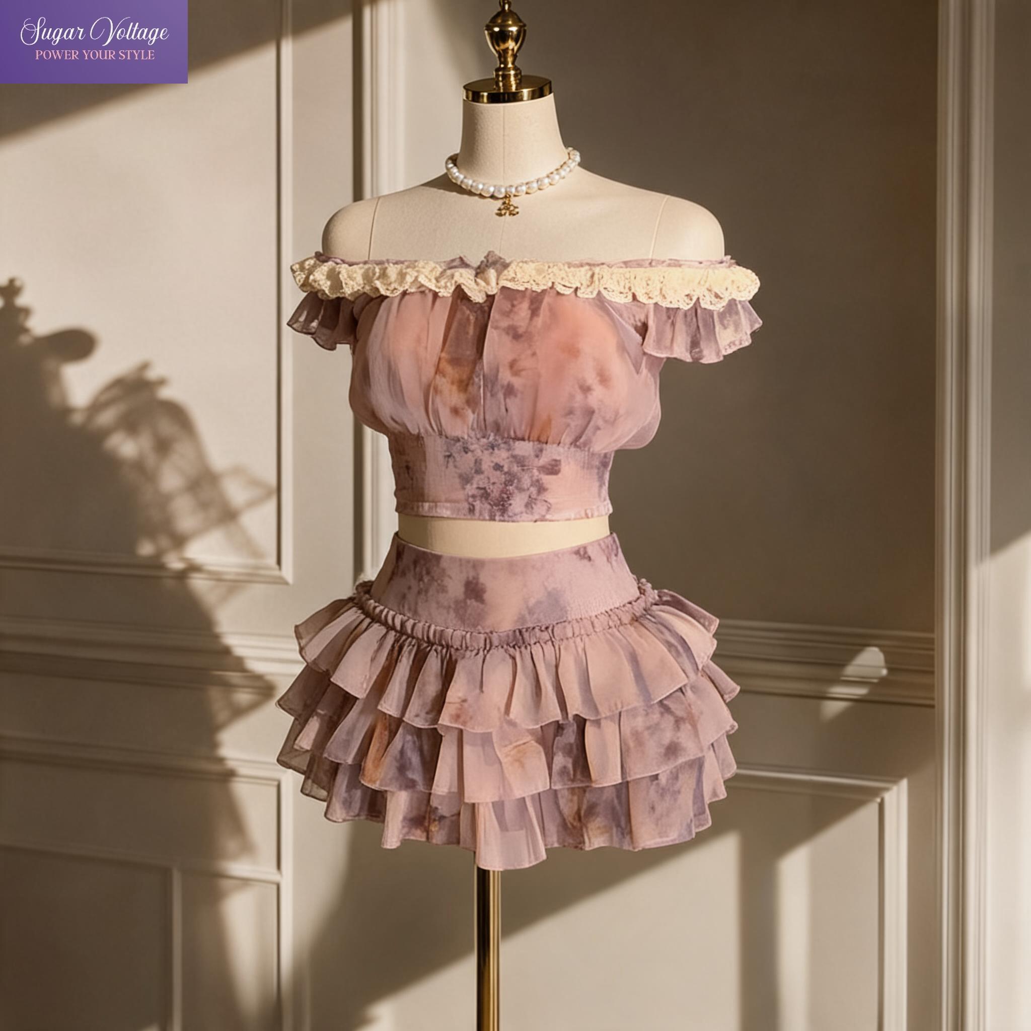 Completo Coquette Francese con - Romper Floral Print recensione e prezzo