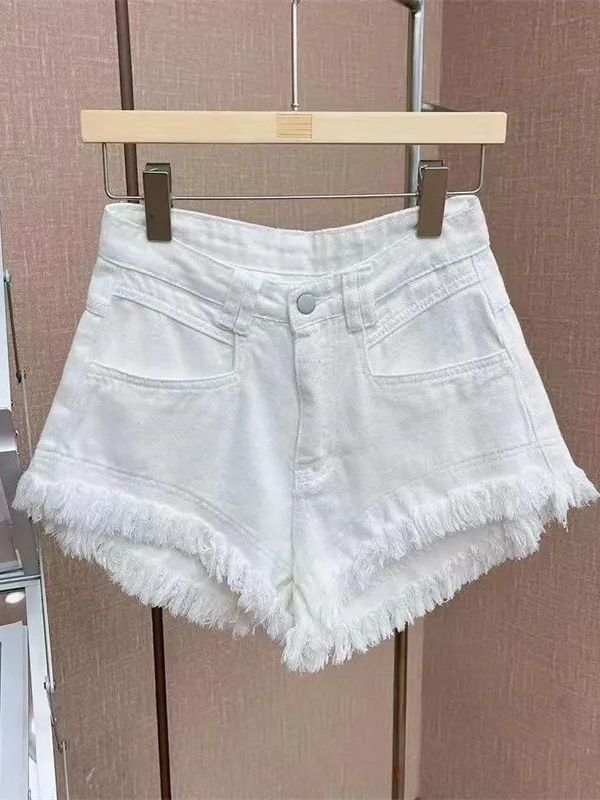 Shorts in denim da donna stile - Shorts Denim Frayed recensione e prezzo