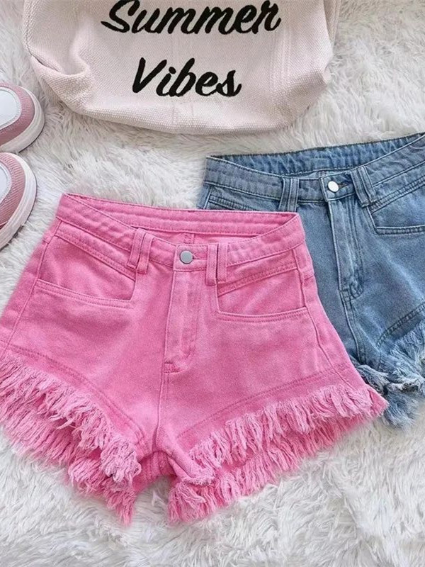 Shorts in denim da donna stile - Shorts Denim Frayed recensione e prezzo