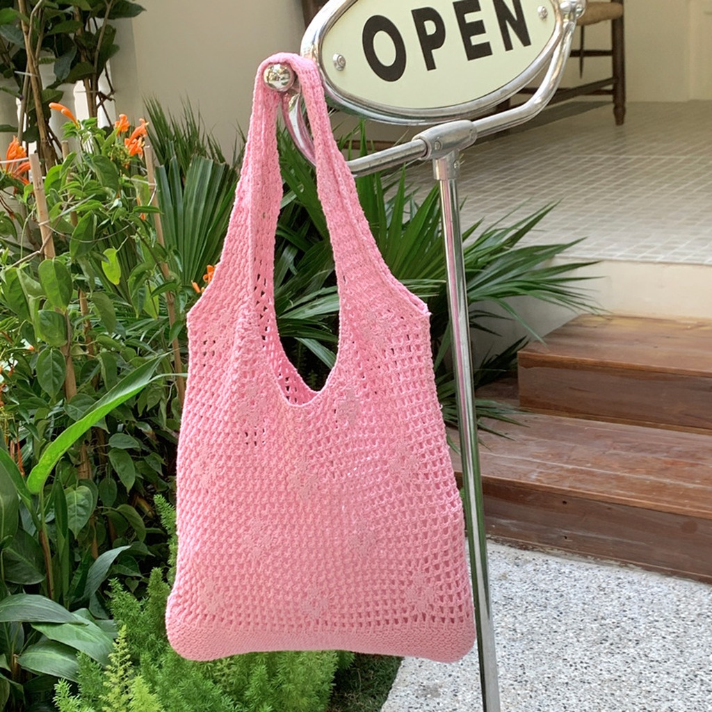 Borsa all'uncinetto fatta a ma - Tote Bag Beach recensione e prezzo