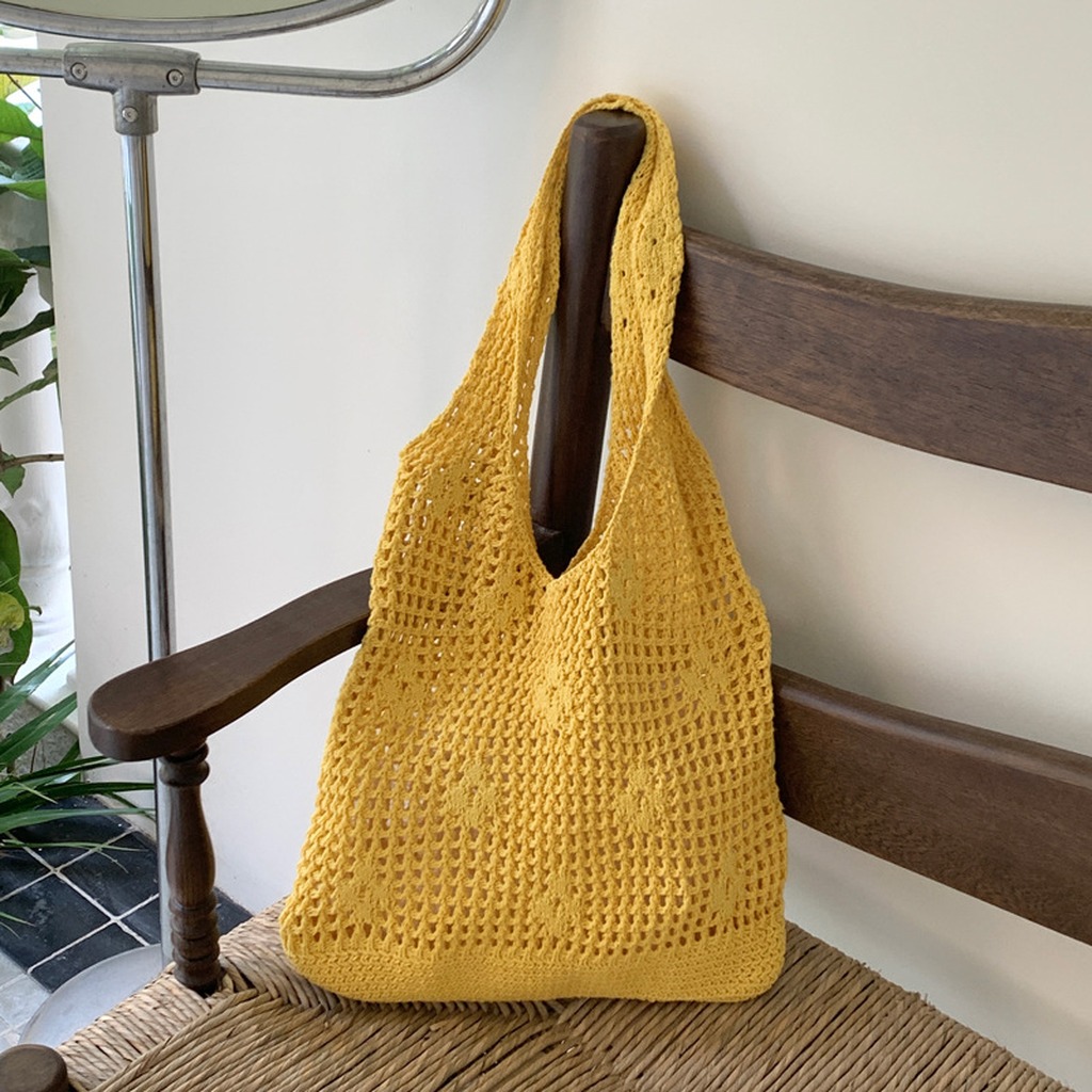 Borsa all'uncinetto fatta a ma - Tote Bag Beach recensione e prezzo